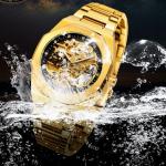 Forsining Wristwatch Men Watch Luxury Automatic Mechanical Man Watches Skeleton Luminous Hands Men's Watch Clock