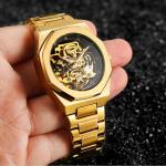 Forsining Wristwatch Men Watch Luxury Automatic Mechanical Man Watches Skeleton Luminous Hands Men's Watch Clock