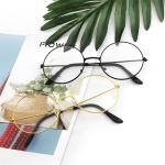 Fashion Vintage Metal Frame Clear Lens Glasses Nerd Geek Eyewear Classic Couples Eyeglasses Oversize Retro Round Circle Eyeglass